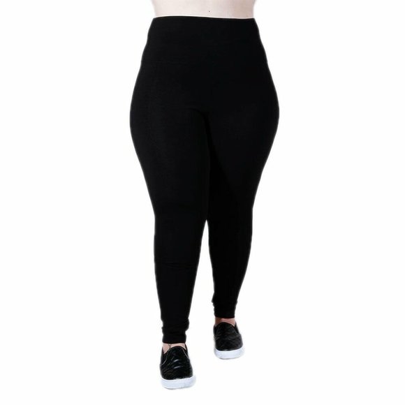 2 Pack-Women's Plus Size -Leggings Stretch-Thick and  Heavy -Size 2X/3X- - Picture 2 of 6